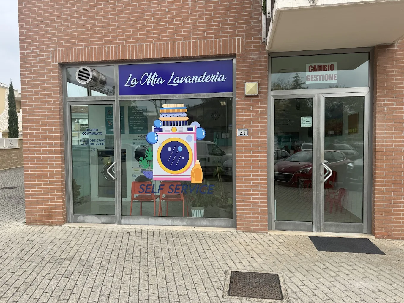 Esterno della lavanderia La Mia Lavanderia